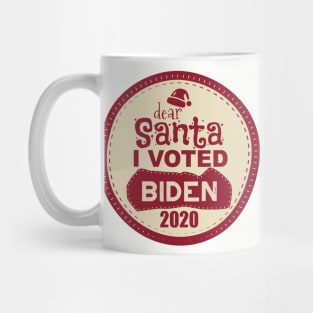 Dear Santa I Voted Biden 2020 Mug